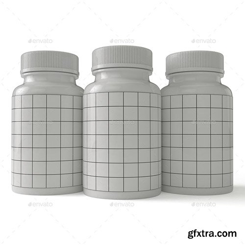 Graphicriver - Supplement Bottle Mock-Up 12475966