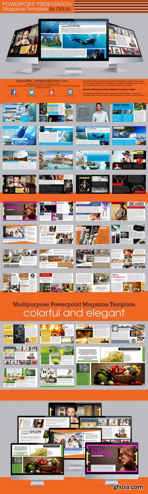 CM - Powerpoint Magazine Template 360601