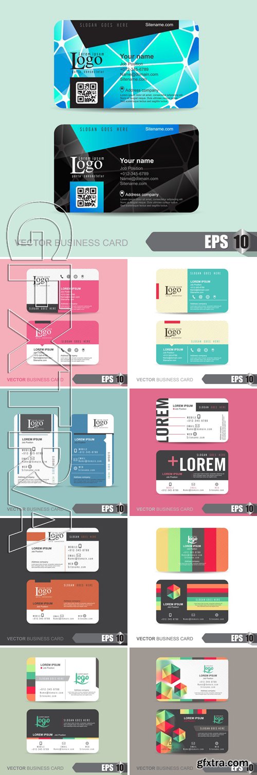 Stock Vectors - Business Card Template 32