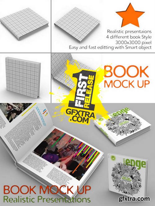 4 Book Mock Up - CM 86740