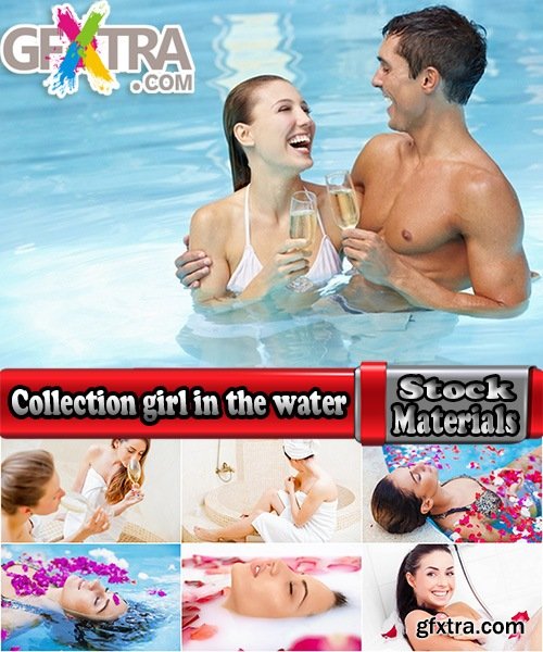 Collection woman girl couple people in the water swimming bath procedure 25 HQ Jpeg