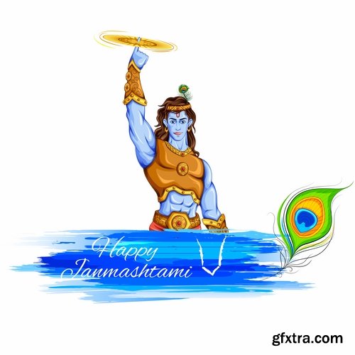 Collection of vector image flyer banner poster Indian themes god myth 25 EPS