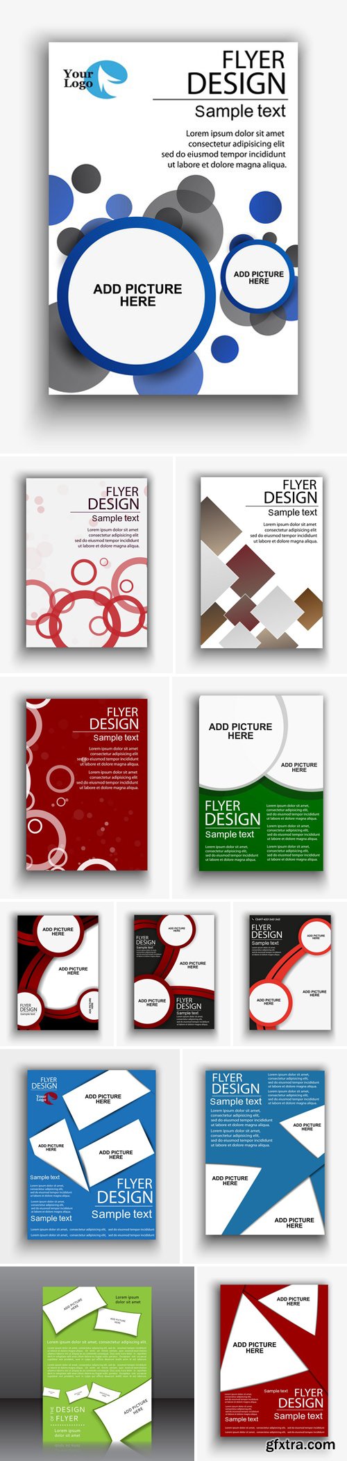 Stock Vectors - Vector Business Brochure, Flyer Template 11