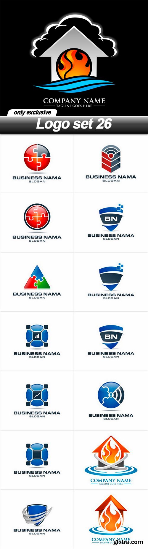 Logo set 26 - 15 EPS