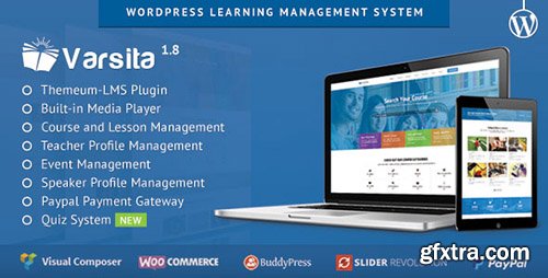 ThemeForest - Varsita v1.8 - WordPress Learning Management System - 10502637