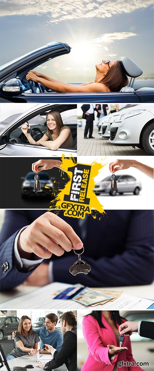 Stock Image Buying cars