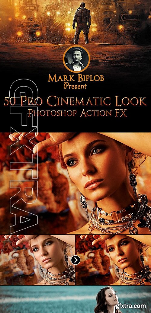 GraphicRiver - 50 Pro Cinematic Photoshop Action FX