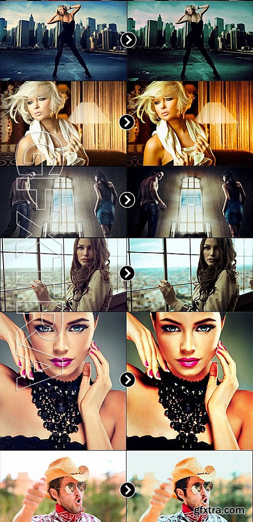 GraphicRiver - 50 Pro Cinematic Photoshop Action FX