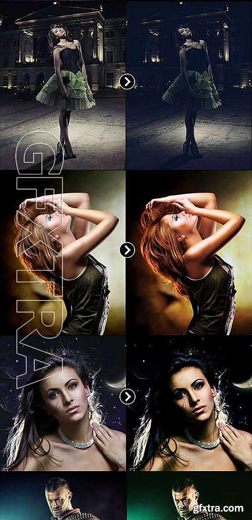 GraphicRiver - 50 Pro Cinematic Photoshop Action FX