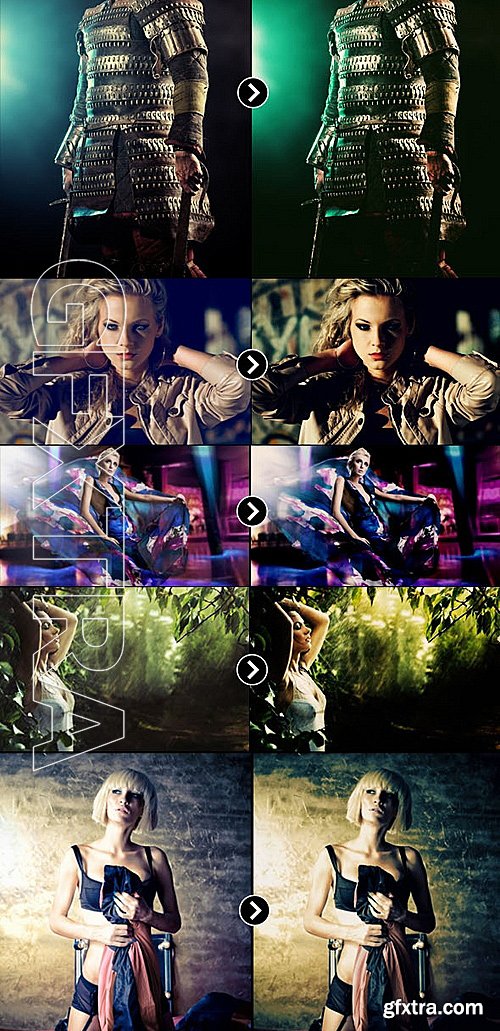 GraphicRiver - 50 Pro Cinematic Photoshop Action FX