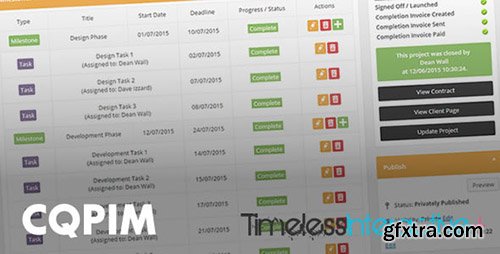 CodeCanyon - CQPIM v2.6 - WordPress Project Management Plugin - 11788321