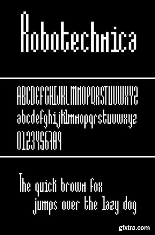 Alt Robotechnica font family