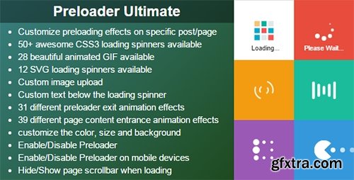 CodeCanyon - Preloader Ultimate v1.0 - Wordpress Plugin - 12616274