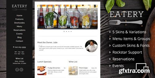ThemeForest - Eatery v2.2 - Responsive Restaurant WordPress Theme - 3469316