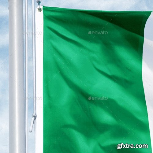 Graphicriver - 4 Photorealistic Flag Mockups 12417680