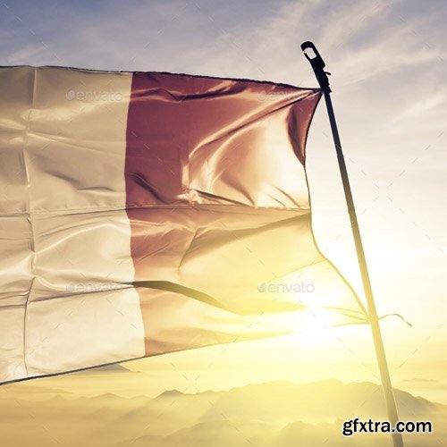 Graphicriver - 4 Photorealistic Flag Mockups 12417680