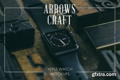 CM - Arrows And Craft Apple Watch Mock-Up Bundle