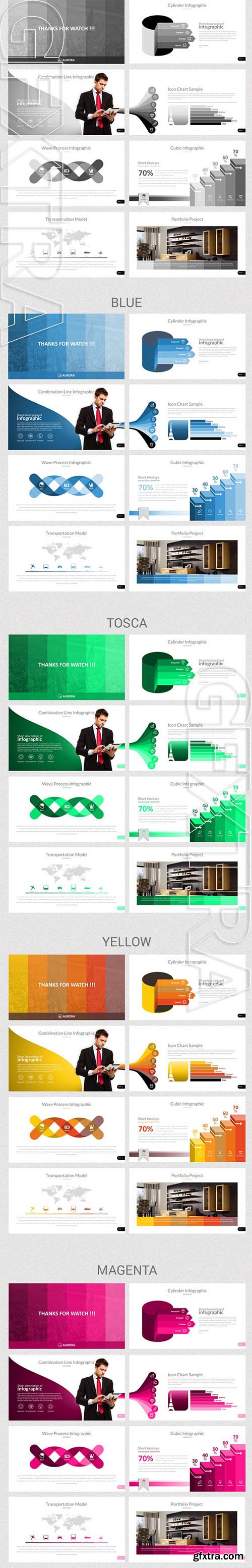 Aurora - Multipurpose Powerpoint Template - Graphicriver 11119275