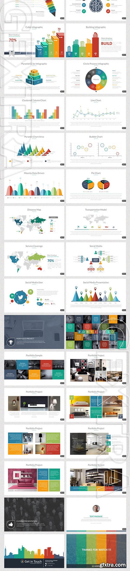 Aurora - Multipurpose Powerpoint Template - Graphicriver 11119275