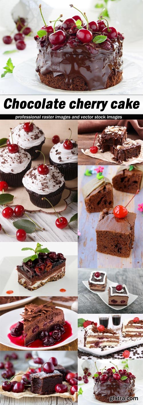 Chocolate cherry cake