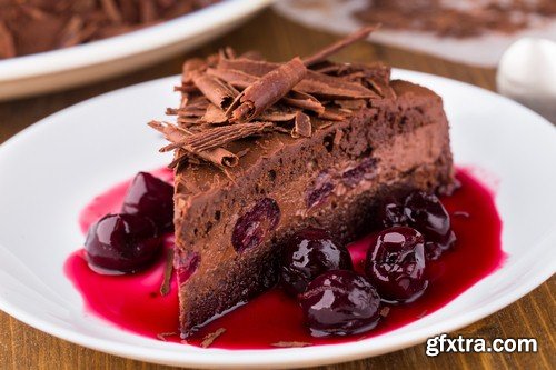 Chocolate cherry cake