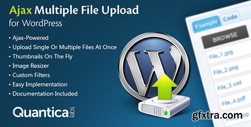 CodeCanyon - Ajax Multi Upload v1.0 for WordPress - 144658