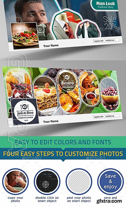 GraphicRiver - Fantastic Bundle Facebook Timelines Covers 12716956