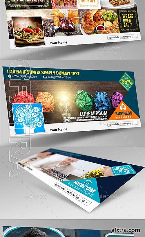 GraphicRiver - Fantastic Bundle Facebook Timelines Covers 12716956