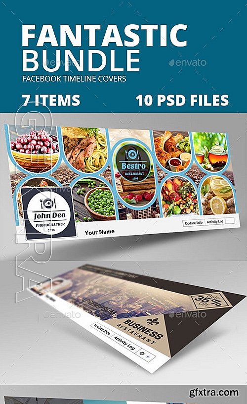 GraphicRiver - Fantastic Bundle Facebook Timelines Covers 12716956