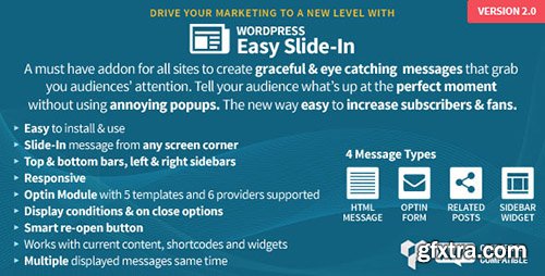 CodeCanyon - Easy Slide-In v2.1 for WordPress - 7742759