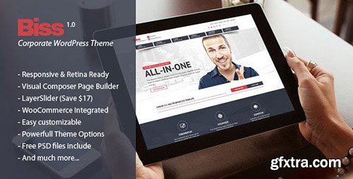 ThemeForest - Biss v1.0 - Corporate Multipurpose WordPress Theme - 11940606