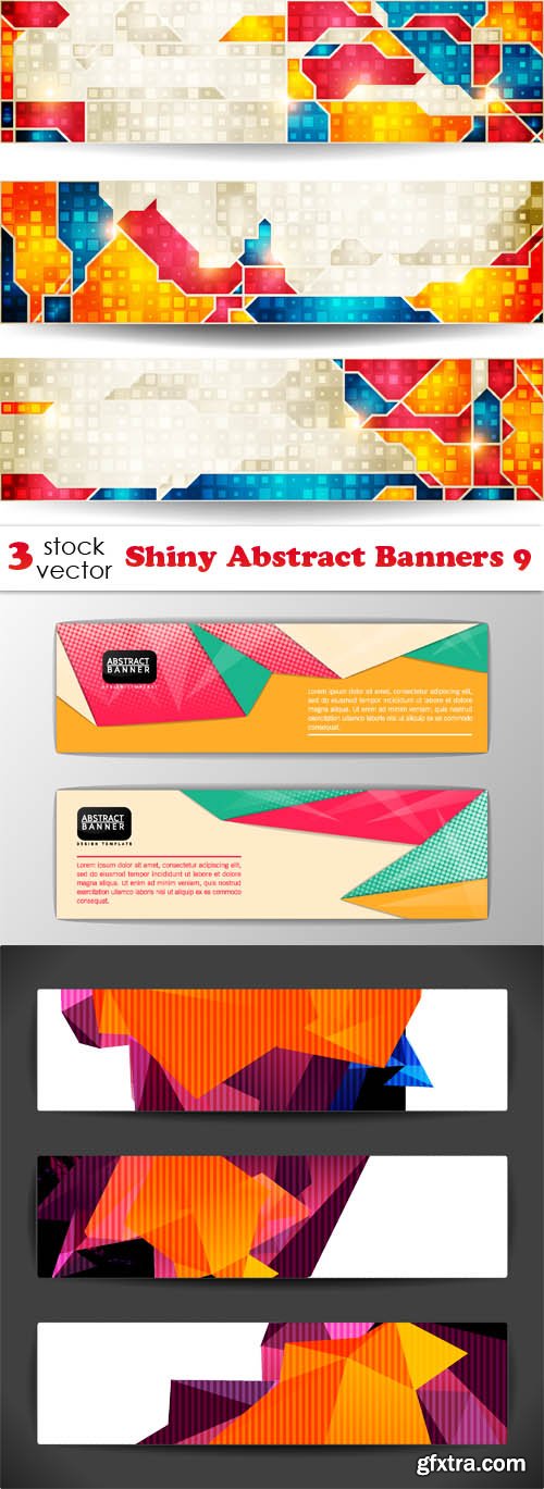 Vectors - Shiny Abstract Banners 9