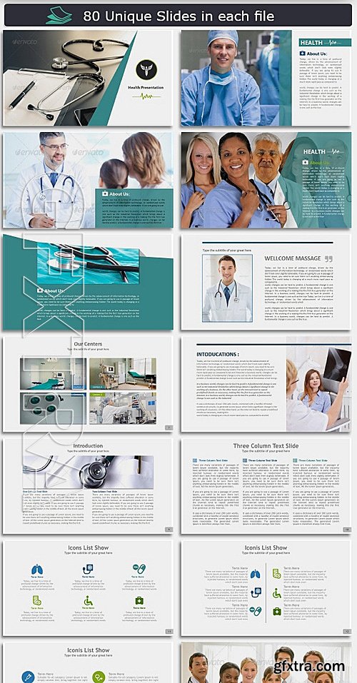 GraphicRiver - Health KeyNote Presentation Template 12238724