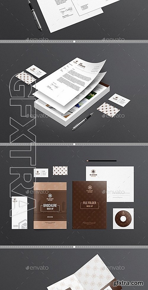 GraphicRiver - Stationery Branding Mock-Up 12681382