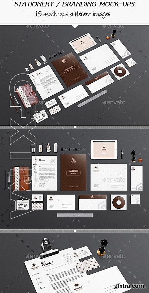 GraphicRiver - Stationery Branding Mock-Up 12681382