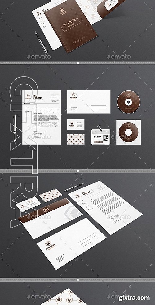 GraphicRiver - Stationery Branding Mock-Up 12681382