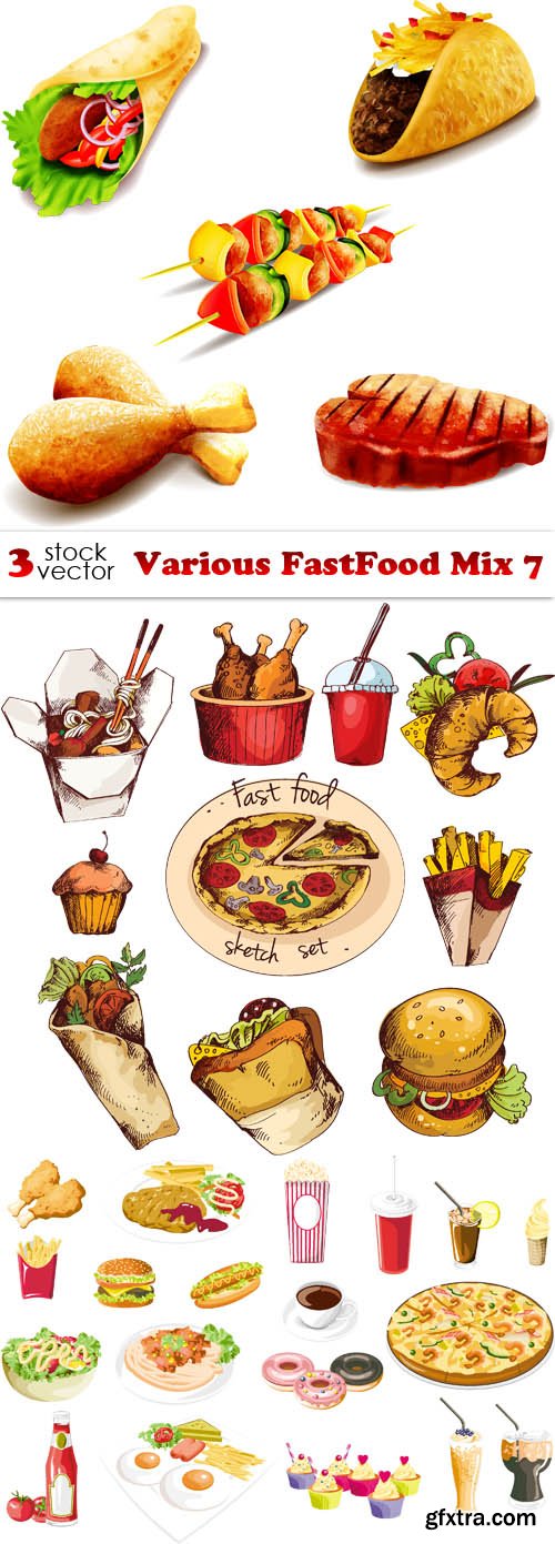 Vectors - Various FastFood Mix 7