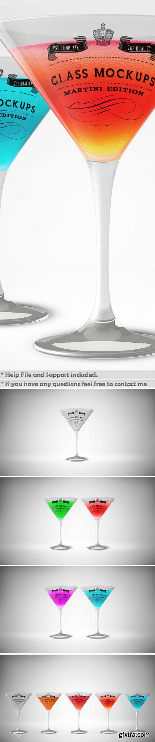 CM - Glass Mockup - Martini Glass Mockup 362167