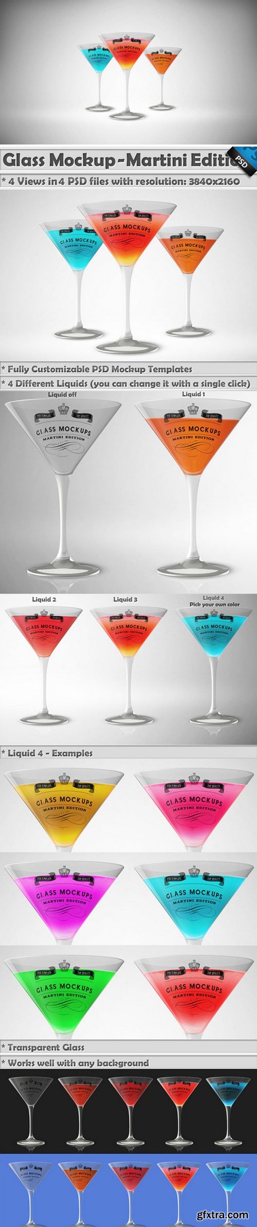 CM - Glass Mockup - Martini Glass Mockup 362167