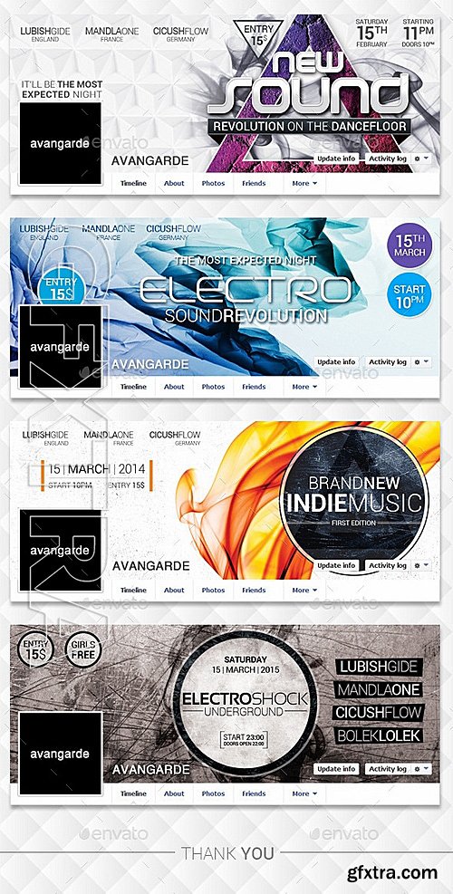 GraphicRiver - 6 Music Event Facebook Timeline Covers 12663361