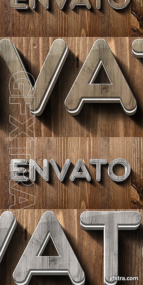 GraphicRiver - Glossy Wood 3D Style 12778310