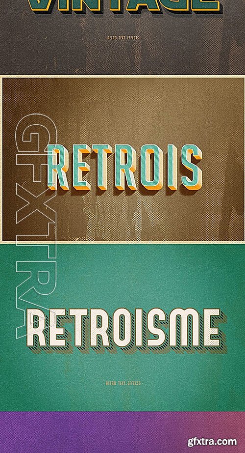 GraphicRiver - Retro Vintage Text Style 12783061