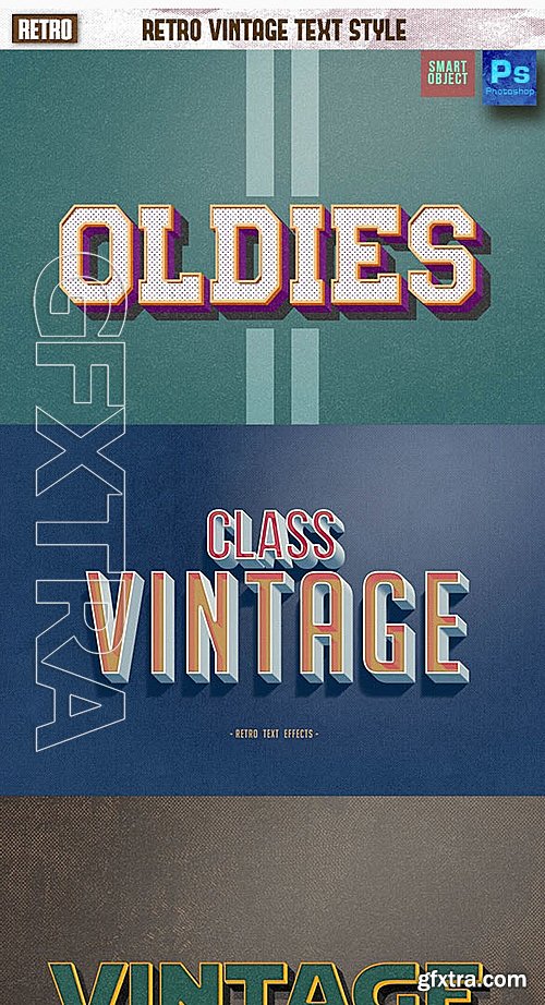 GraphicRiver - Retro Vintage Text Style 12783061