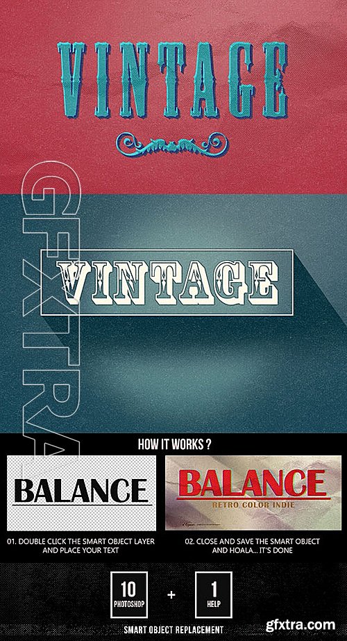 GraphicRiver - Retro Vintage Text Style 12783061