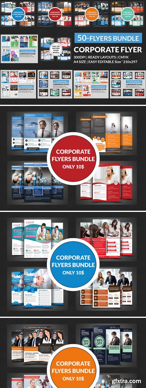 CM - (50) Corporate Flyers Bundle 361783