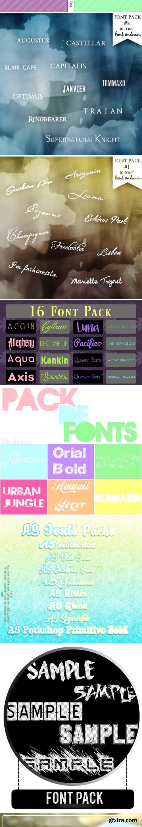 Mega 384 Fonts Pack