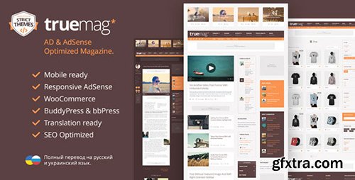 ThemeForest - Truemag v1.2.0 - AD & AdSense Optimized Magazine - 7493855