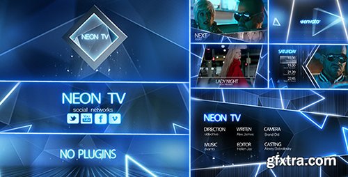 Videohive Neon TV Broadcast Package 12318357