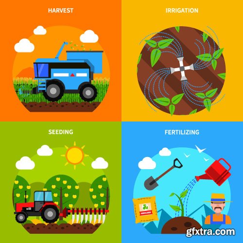 Templates flat design concept vector 60