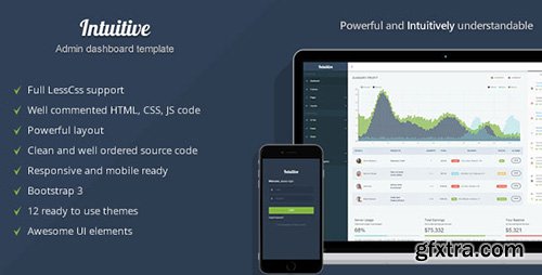 ThemeForest - Intuitive v1.1 - Bootstrap Admin Dashboard Template - 12129620